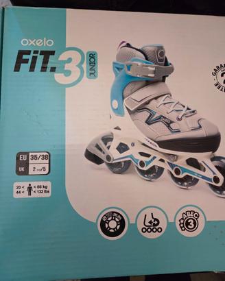 Roller Oxelo Fit 3 Junior - Taglia 35/38