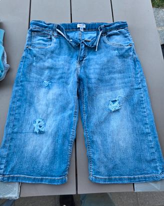 bermuda jeans bambino 10-11 anni