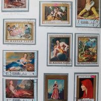 Francobolli Pittori francesi