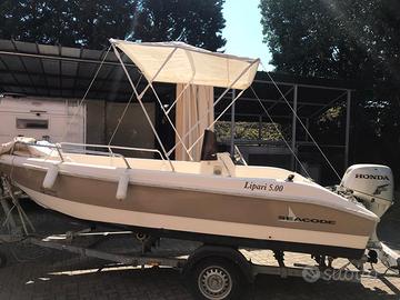 Barca Seacode Lipari 5.00 Open + Carrello targato