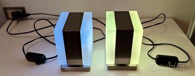 2 LAMPADE COMODINO abat jour VINTAGE Perenz 4085