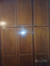 Armadio Vintage Anni ‘60 in Legno Pregiato 6 ante