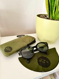 23° Eyewear Round Three  Black Cosmo