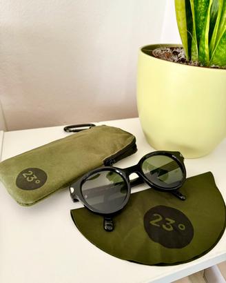 23° Eyewear Round Three  Black Cosmo