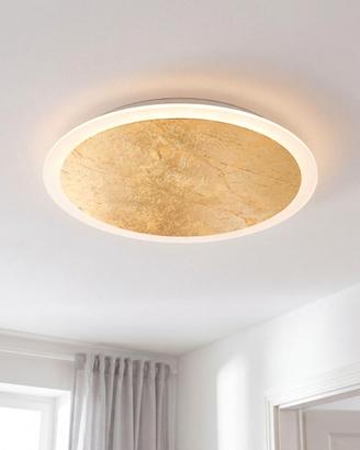 Lampada a soffitto LED dimmerabile oro nero 3 live