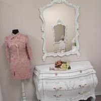 comò barocco rifatto in stile shabby 