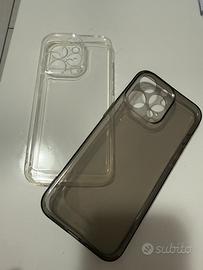 2 cover iphone 15 pro max  + protezione lenti