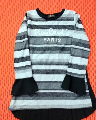 Maglia Pierre Cardin Donna - righe e Lurex con Pli