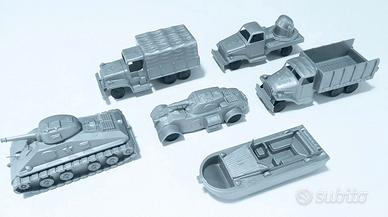 Mezzi militari MARX vintage - SERIE COMPLETA