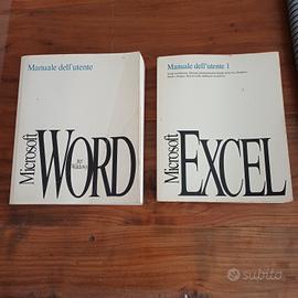 manuali Microsoft Word ed excel 