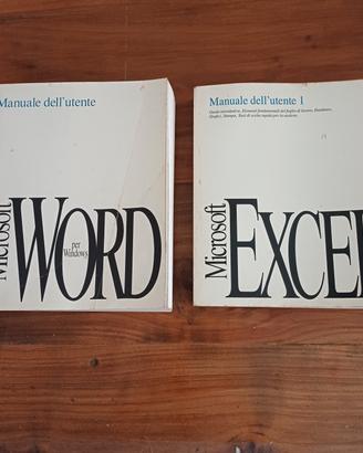 manuali Microsoft Word ed excel 