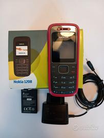 Nokia 1208 Rosso Vintage con Scatola Originale