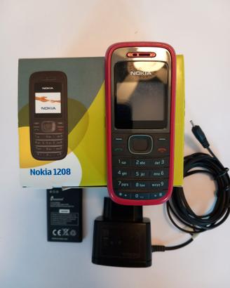 Nokia 1208 Rosso Vintage con Scatola Originale