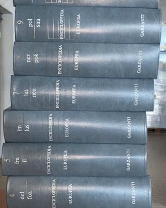 Enciclopedia Garzanti 12 volumi eleganti e rari