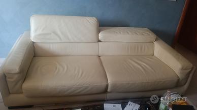 divano in pelle di diva idea tre posti buono stato