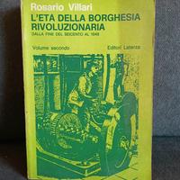 libro storia scuola L'etá della borghesia riv.1979