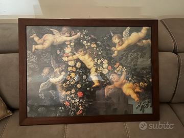 Quadro puttini angioletti