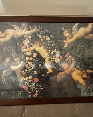 Quadro puttini angioletti