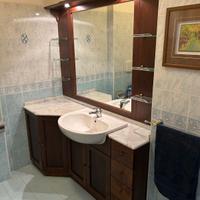 Mobile da bagno in arte povera