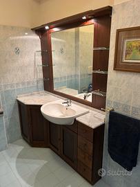 Mobile da bagno in arte povera