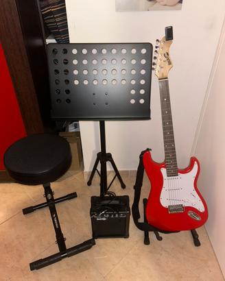 Kit completo chitarra elettrica