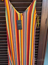 Vestito Alcott Righe Multicolor con Spalline Tg S