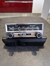 Autoradio epoca originale Fiat 500 da posacenere