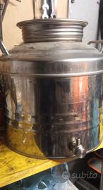 fusto olio inox