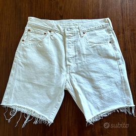 Shorts Levi's bianchi denim cut off vintage estate