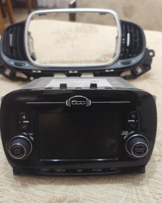 Uconnect 5 fiat 500 con mascherina