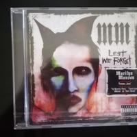 Cd marilyn manson - "lest we forget the best of"