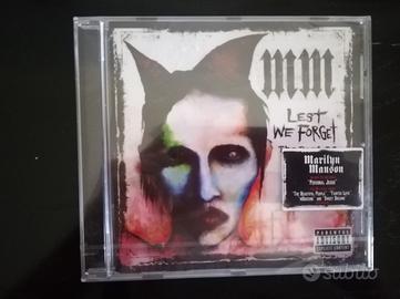 Cd marilyn manson - "lest we forget the best of"