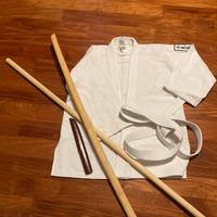 Kimono judo/aikido + bastoni