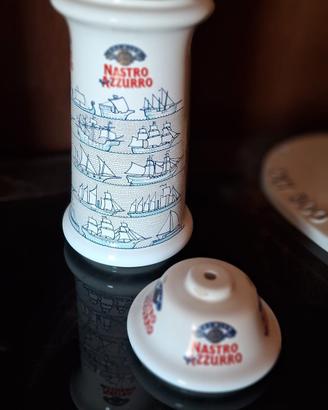 ceramica spillatore birra nastro azzurro 