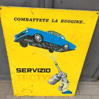 targa insegna da officina epoca tectyl valvoline