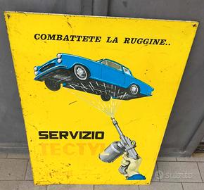 targa insegna da officina epoca tectyl valvoline
