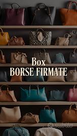 Stock box borse firmate second hand bag mk guess