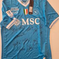 Maglia SSC Napoli  Supercoppa autografata