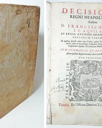 DECISIONES REGNI NEAPOLITANI 1602-1610