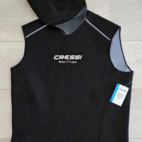 CRESSI BASE LAYER HOOD VEST MAN - Sottomuta Uomo 