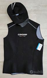 CRESSI BASE LAYER HOOD VEST MAN - Sottomuta Uomo 