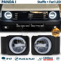 FARI LED Per Fiat Panda 1 141 + STAFFE Luce Bianca
