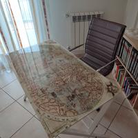 scrivania in vetro con sedia 