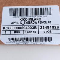 Kiko Milano matite per sopracciglia colore N°03