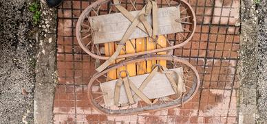 AL MIGLIOR OFFERNTE CIASPOLE IN LEGNO E CUOIO