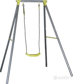 Altalena singola in metallo per esterno giardino