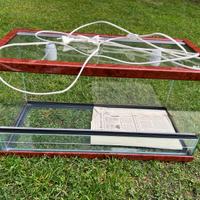 Terrario in vetro per rettili e tartarughe