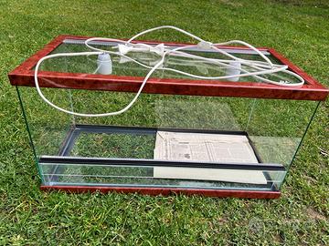 Terrario in vetro per rettili e tartarughe