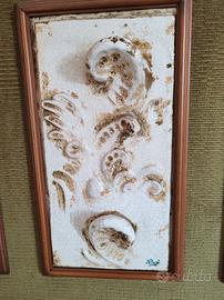 Formelle in porcellana antica-quadro appendiabit