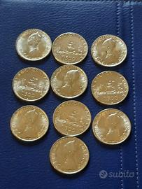 MONETE.  LOTTO. CRISTALLINO.